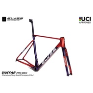 ELVES Vanyar Pro Disc Road Framesets, Superlight Full Carbon Disc Road Frame