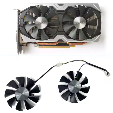 Cooling Fan For ZOTAC Geforce GTX 1060 AMP Edition 6GB GTX 1070 Mini 85MM GFY09010E12SPA GA91S2H GTX