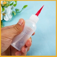 [Chday-t] 1Pc 50ml Jam Painting Squeeze Bottles With 7 Nozzles For Multi-Purpose Use Jam Pot Cake To