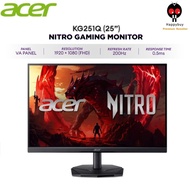 ACER NITRO KG251Q X0BMIIPX 24.5" FHD VA 200Hz Gaming Monitor