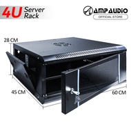 AmpAudio 4U Server Rack Wall Mount Server Rack (FREE TRAY)