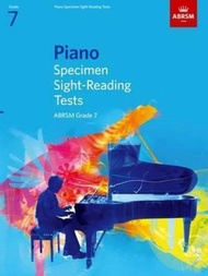 Piano Specimen Sight-Reading Tests, Grade 7 by ABRSM (UK edition, paperback)