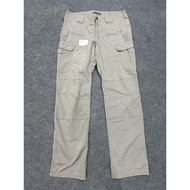 (Waist 34 Length 42) Tactical Pants 5.11 Genuine Cargo American Mechanic Style Thick Fishbone Cloth 