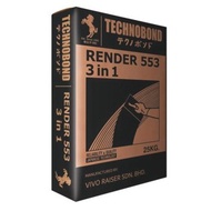 High Quality Water Resistant Render For IBS & Plastered Wall TECHNOBOND 3 IN 1 Render 25Kg
