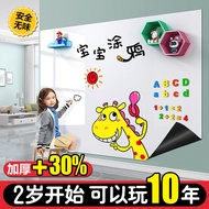 Magnetic Soft Whiteboard Small Whiteboard Self-Adhesive Doodle Erasable Writable Removable Wall-Frie