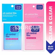 Clean & Clear Oil Control Film / Pink Grapefruit Oil Blotting Paper Makeup Safe, 50s-60s