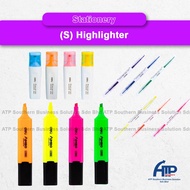 [1Pcs] Deli Highlighter Colorful Highlighter Painting Marking Pen Student Stationery Highlighter Pen