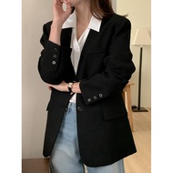 Codibook|Korea Korea 09WOMEN Collarless Loose Blazer Jacket Women's Clothing