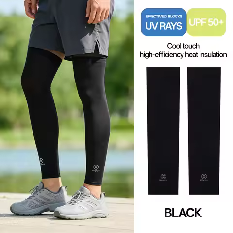 SCVCN Leg Sleeve Bike Sports Arm Sleeve Sun Anti-UV Leg Sleeves Ice Fabric Bicycle Leg Sleeve Run Fi