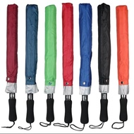 Large Jumbo Premium Automatic Golf 2-Fold Umbrella with Foam Handle, Fits 2 3 People Foldable Umbrel