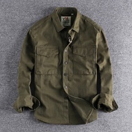Retro Style Men's Shirts_Shirts Mens Army