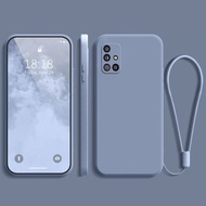 LANLIN For Samsung Galaxy A11 A21s A31 A51 A71 Phone Case Silicone Solid Color For Samsung Galaxy A5