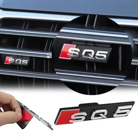 For Audi SQ7 SQ8 SQ3 SQ5 Q3 Q4 Q5 Q6 B6 B7 B8 S Auto Modification Accessories 1Pc Audi Car Grill Bad