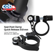 Bicycle Saddle Post Clamp Quick Release Seat Post Clamp for Comfort
