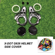 XDOT G626 HELMET SIDE COVER GEAR BASE