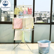 EZYD Home Laundry Dryer / 3 Tier Foldable Clothes Drying Laundry Hanging Rack / Rak Sidai Baju / Amp