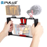 PULUZ Vlogging Live Broadcast Smartphone Video Rig Filmmaking Recording Handle Stabilizer Bracket fo