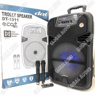 Speaker Portable Wireless DAT DT 1511 Eco+ 15inch Original Free 2bh Mic  Busa Dat 1511 DT1511 Bagus ( Bisa COD )