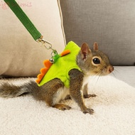 [COD] Ferret Vest Harness, Dragon Design Cartoon Pet Harness Leash, Comfortable Adjustable with Bell
