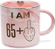 65th Birthday Gifts for Women - Funny Gag Turning 65 Plus Years Old Birthday Gift Ideas for Wife, Mo