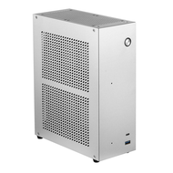 Desktop Chassis ITX Computer Case Mini NAS Computer Case Dual 3.5-Inch Hard Drive Front USB3.0 TYPEC