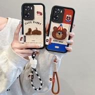 Casing oppo a57 case oppo a77 a77s case Embroidered leather pattern phone case