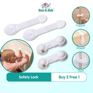 BUY 2 FREE 1, Baby Safety Lock | Infant Kids Children for Drawer Cabinet | Pelindung pengaman pintu laci perabot