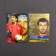 4 Panini Panini 2004 Italy National Team AZZURRI Star Card Official buffon buffon