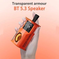 Portable Cool Mecha Bluetooth Speaker Wireless Bluetooth Speaker 360° Stereo Surround Light Burstod