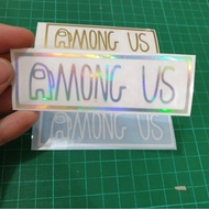 Cutting Sticker Sepeda Among US