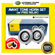 HELLA Car and Motorcycle Avant Tone Horn Set Hella Horn