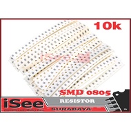 Resistor smd 0805 10K 10 K kilo ohm 10000 Ohm tolerance 1% tolerance