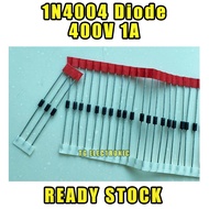 10pcs 1N4004 Diode General Purpose 400V 1A DO-204AL (DO-41)