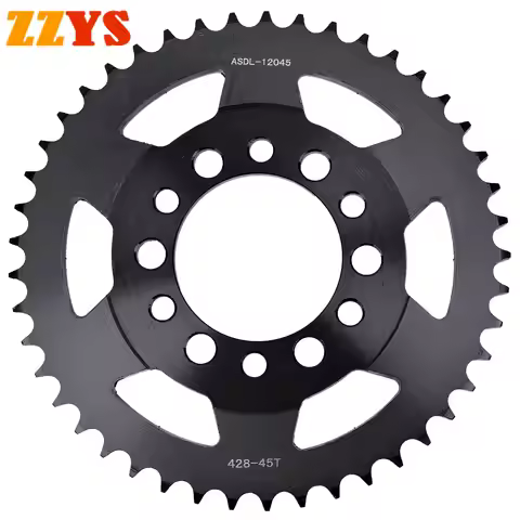 428 45T 200cc Rear Sprocket Gear Wheel For Yamaha DT125 DT125F DT175 AG200 TW200 XT200 TW225 TW225E 