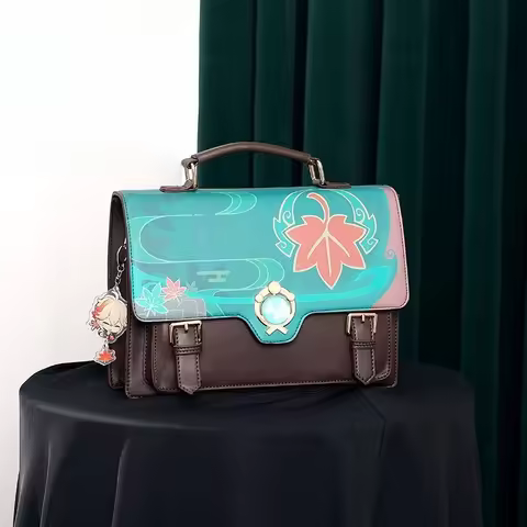 Anime Genshin Impact Kaedehara Kazuha Bag Cosplay Theme Backpack Fashion Messenger Bag Itabag
