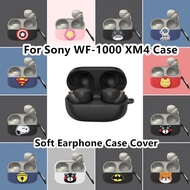 【Fast Shipment】For Sony WF-1000 XM4 Case Trendy Cartoon Series for Sony WF-1000 XM4 Casing Soft Earp