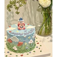 Star Kirby Cake Decoration Decoration Birthday Doll Cake Decoration Accessories Star Kirby Dessert T