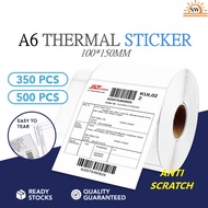 Gopack A6 Thermal Sticker Roll Airway Bill Shipping Label Consignment Note Sticker | Kurier Sticker 100*150mm
