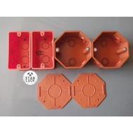 PVC Orange Junction Box, Utility Box, Junction Box Cover MAKAPAL