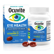 Ocuvite Adult 50+ วิตามินบำรุงสายตา สำหรับผู้ใหญ่วัย 50+ / วิตามิน บำรุงตา วัยทำงาน (เลือก)