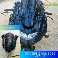 Promo Windshield Ninja 150 RR NEW Smoke - Clear/Clear motorcycle accessories COD