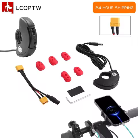 Usb New Fast Charger XT60U-F for Ninebot Max G30 Electric Scooter Waterproof Socket Type C Phone Cha