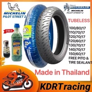 Michelin Pilot street 2 tubeless Free Tire street & Pito 100/80/17 To 150/60/17
