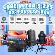 คอมโบเซ็ทจบพร้อมเล่น ซื้อ1 ได้ 7 BONMECOM2 คอมประกอบ DDR5 / CPU INTEL CPU CORE ULTRA 5 225 / RX 9060