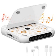 Portable Bluetooth CD Player Home/Car Rechargeable Walkman CD Player LCD Screen HiFi Speakers Music 