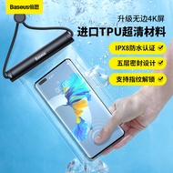 ถุงกันน้ำใส่โทรศัพท์มือถือ BASEUS ถุงกันน้ำมีสายคล้องหน้าจอสัมผัสใช้ได้ทั่วไปน้อยกว่า7.2นิ้วถุงใส่ดำน้ำสายคล้องไซส์ใหญ่สำหรับเดลิเวอรี่น้ำพุร้อนถ่ายภาพใต้น้ำจัดส่งฟรีว่ายน้ำกันน้ำเหมาะสำหรับ Apple Android