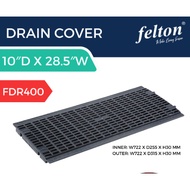 Felton Heavy Duty Drain Cover Penutup longkang High quality UV Protection FDR400  10”D x 28.5”W