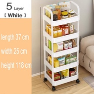 Multifunctional Trolley Rack Storage Trolley Kitchen Rack With Wheel Troli Barang Trolly Trolley Rak