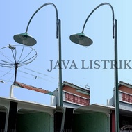 TIANG LAMPU JALAN PANJANG 3 METER FULLSET