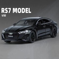 AUDI RS 7 Black Scale 1:32 Diecast Alloy Model Car Audi RS 7 Sportback Model Car Collection Car AUDI